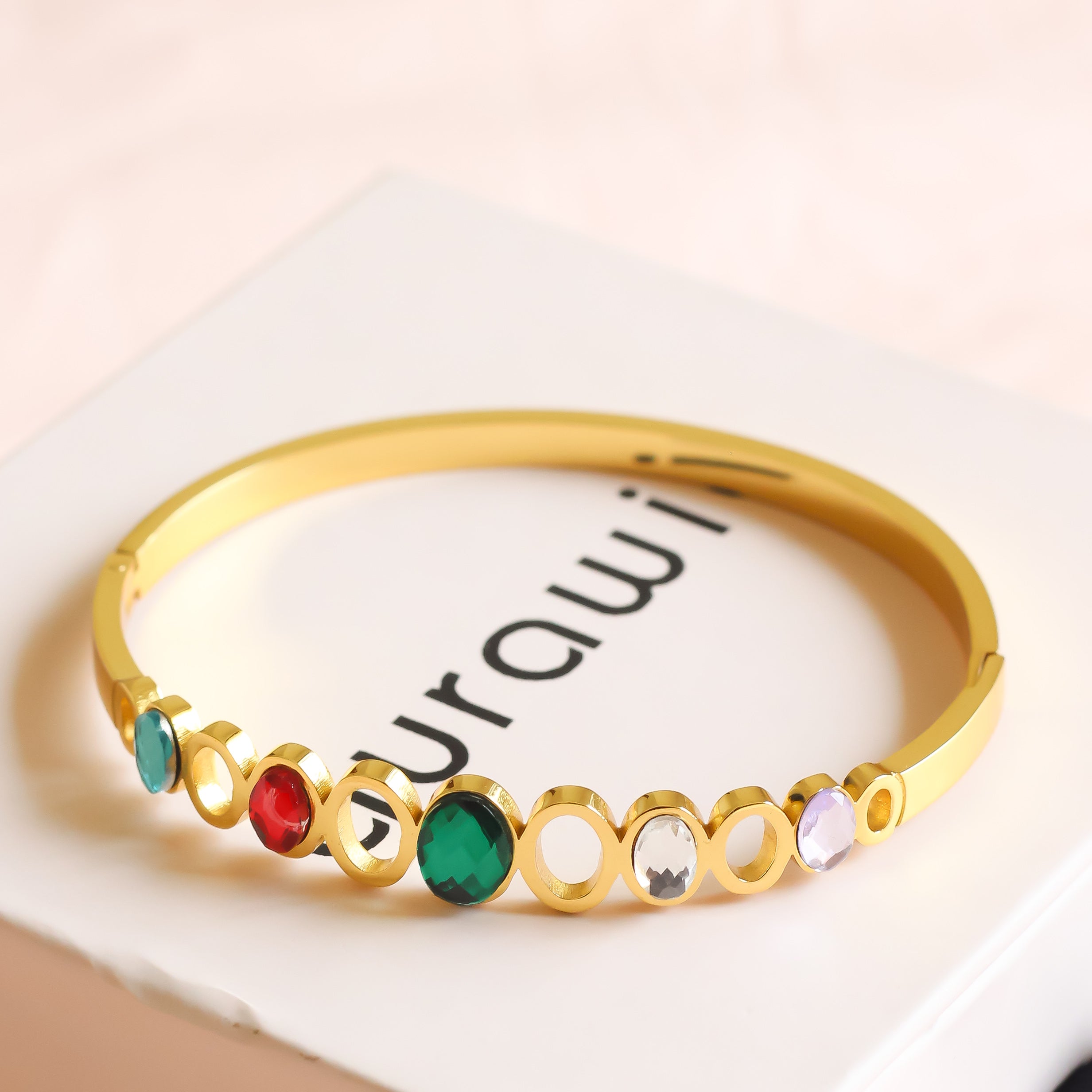 Rainbow Drop Bracelet