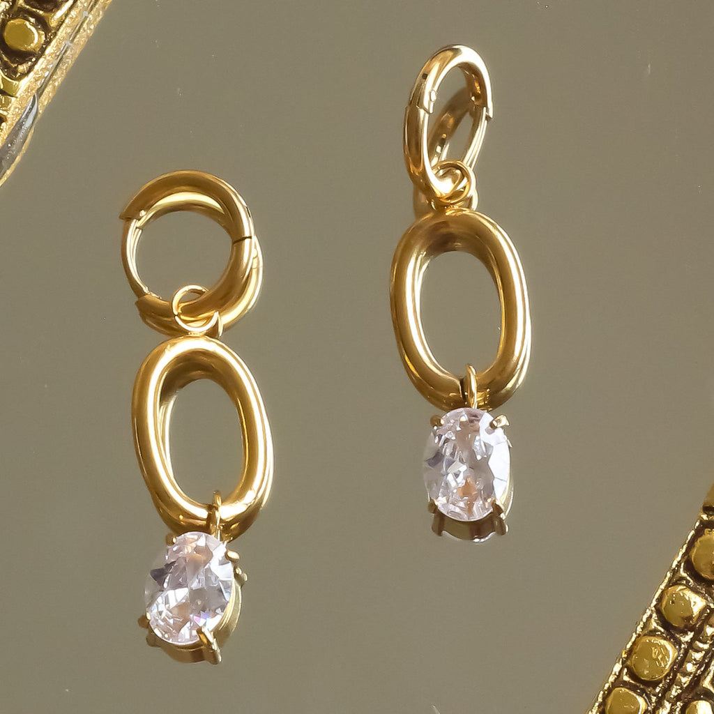 18K Gold Plated | Astral Dangler Earrings