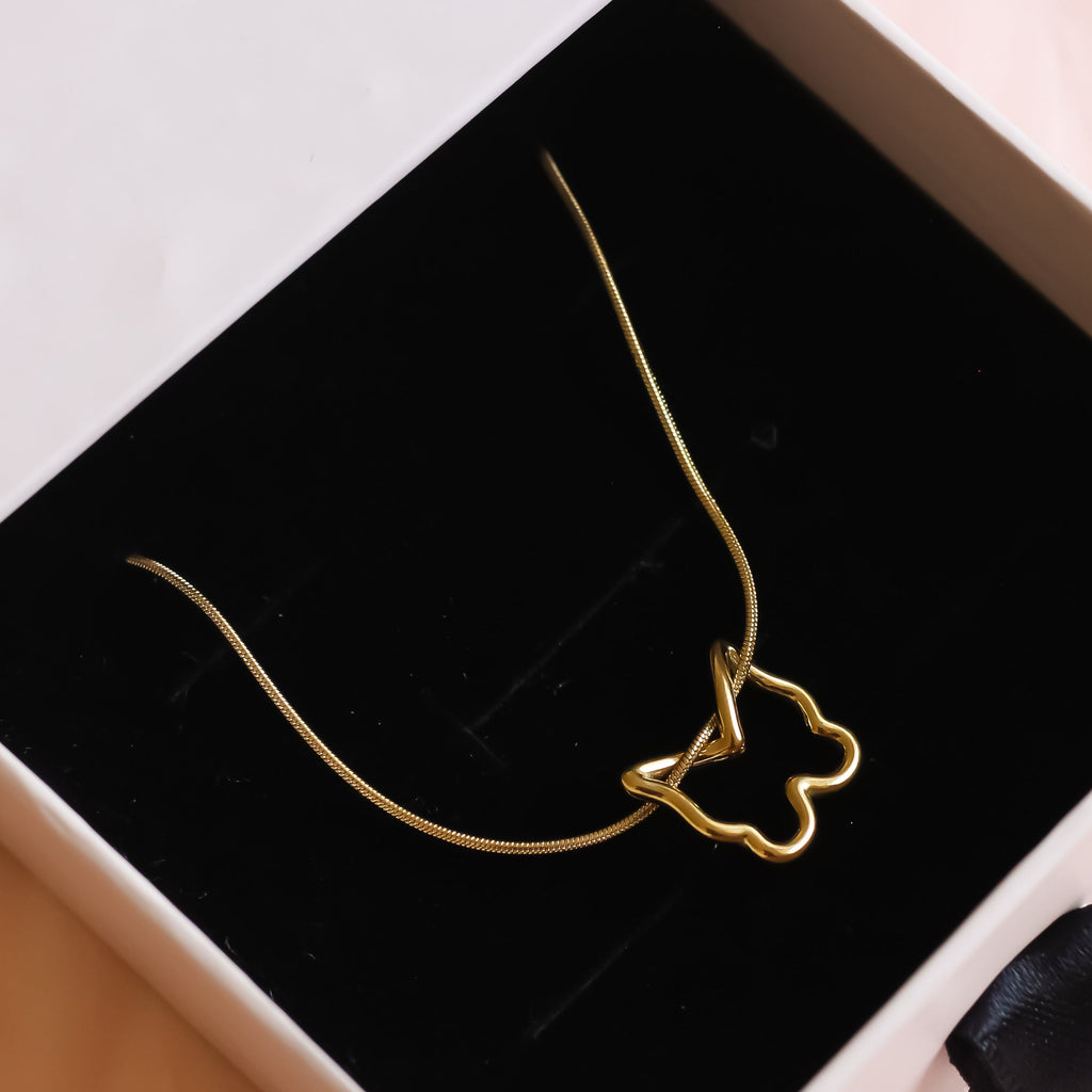 Gold Butterfly Necklace