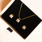 White Stone Set | Set Of 2