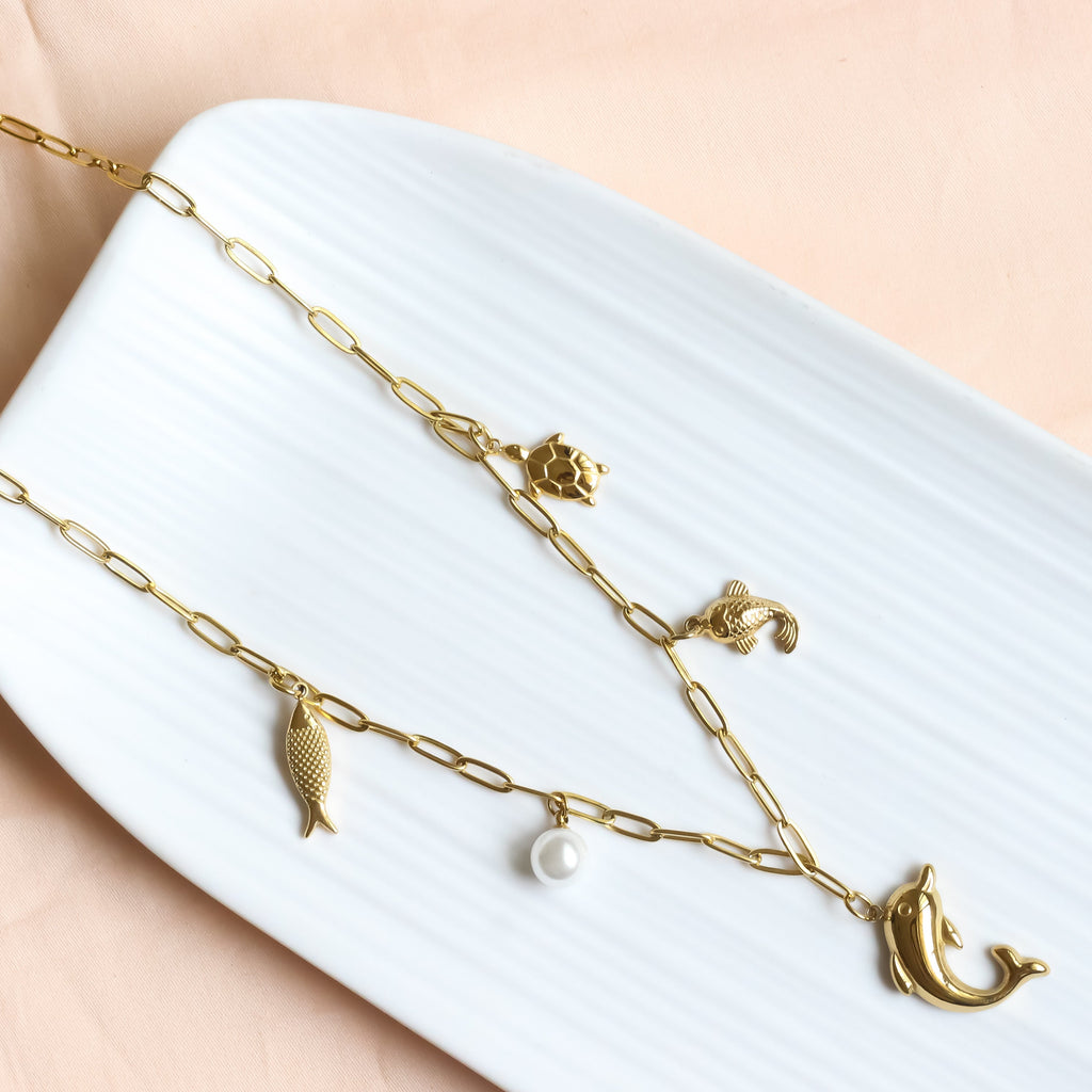 Klisa Multi-Charm Necklace