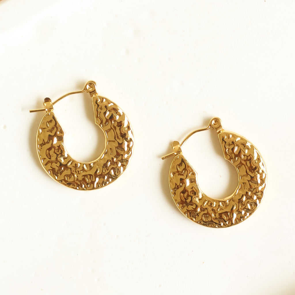 Pattern Hoop Earrings