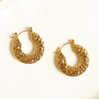 Pattern Hoop Earrings