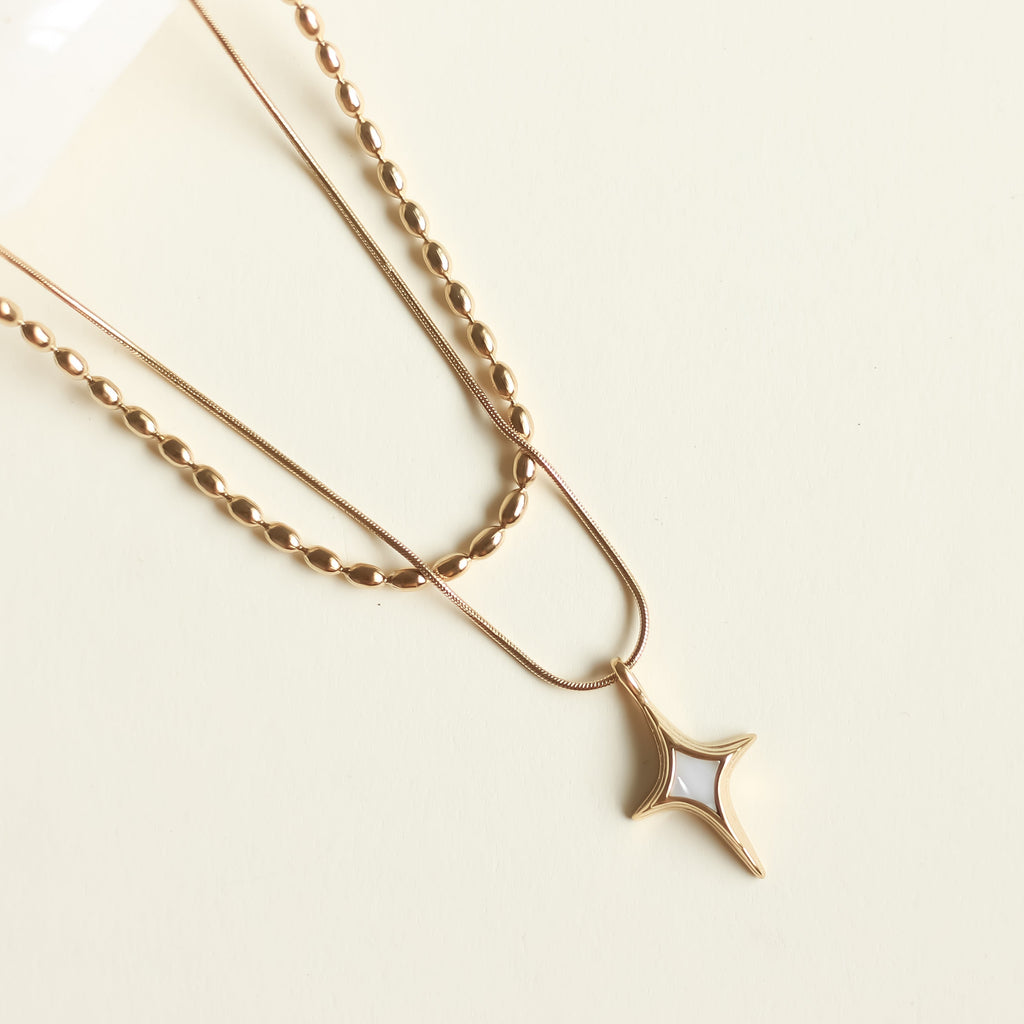 Star Double Layered Necklace