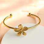 Flower Cuff Bracelet | Adjustable Bracelet