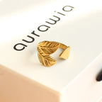 Leaf Petal Ring | Adjustable Ring