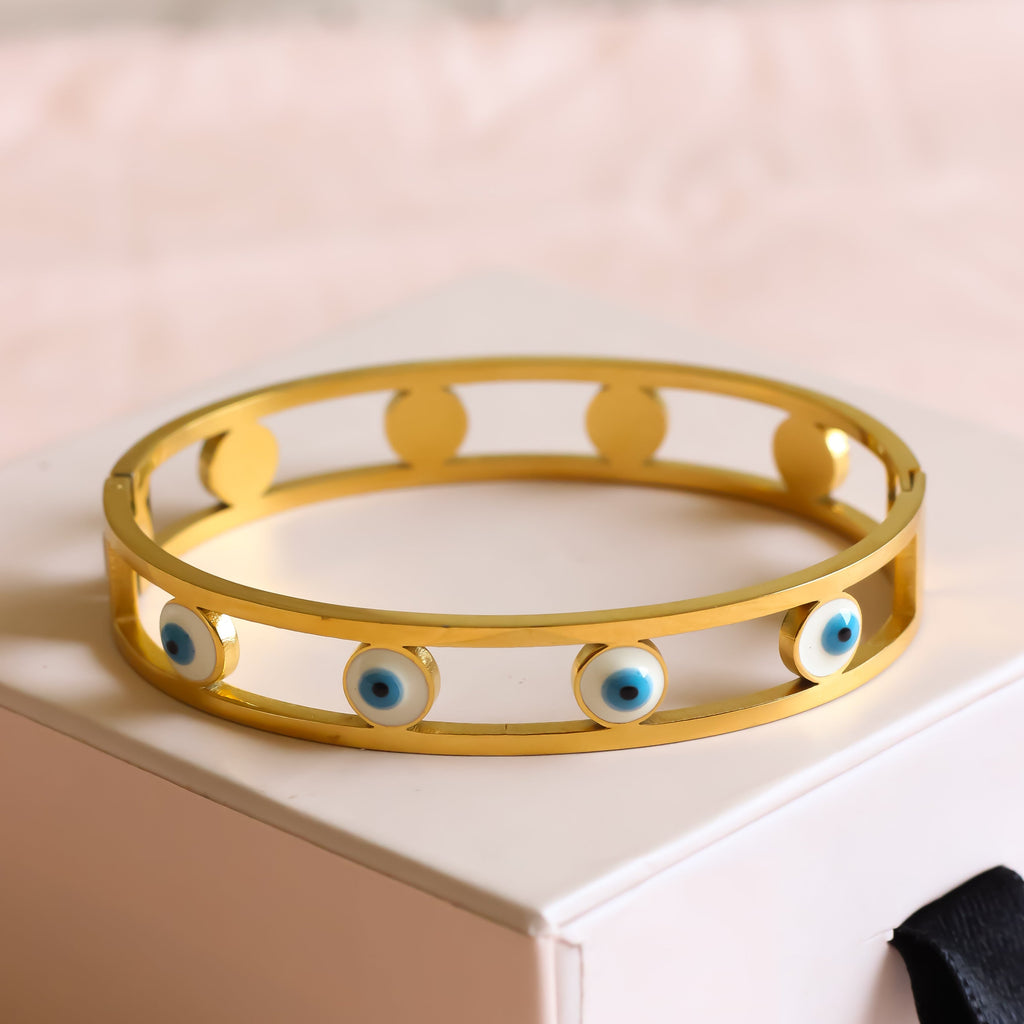 Gold Evil Eye Bracelet