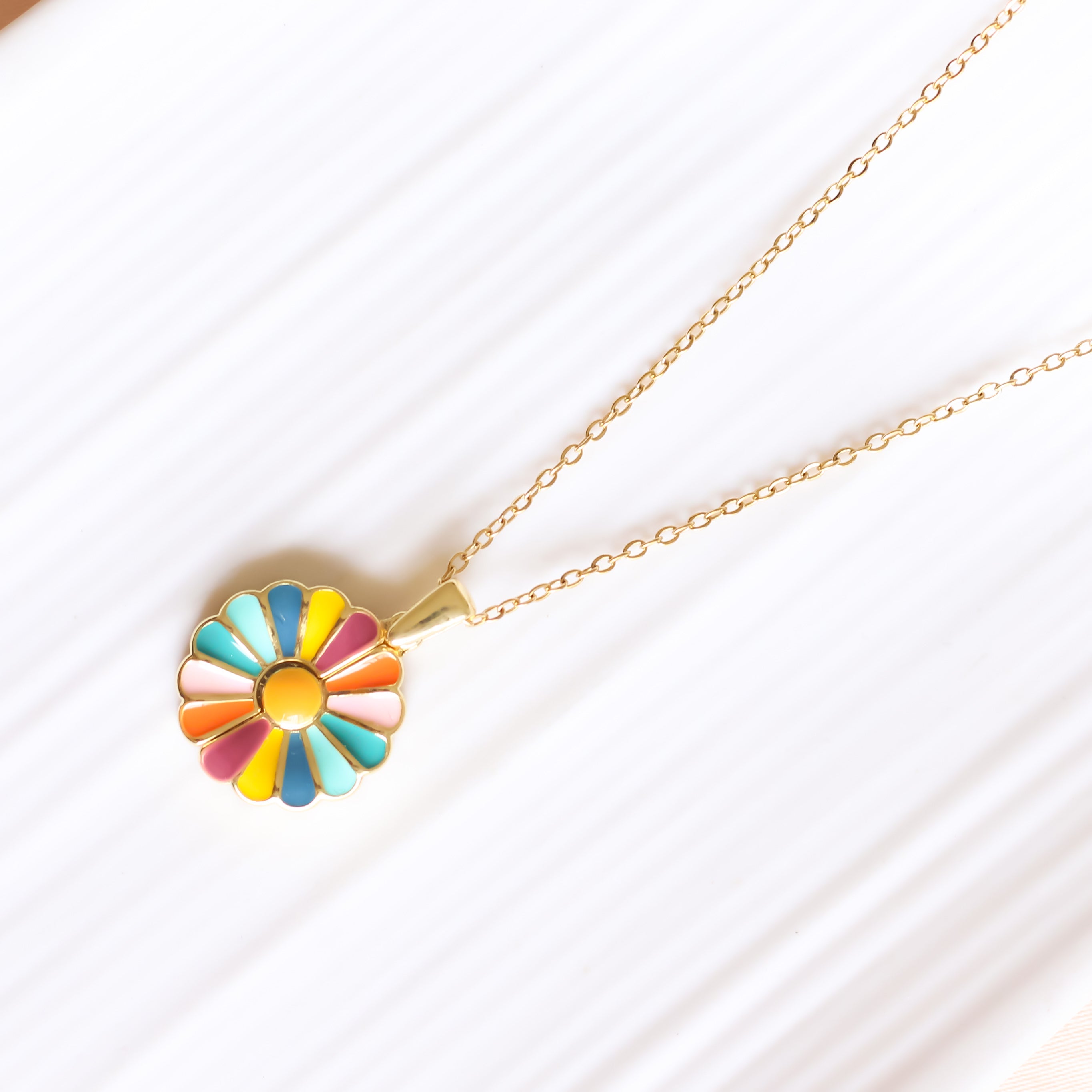 Rainbow Cella Necklace