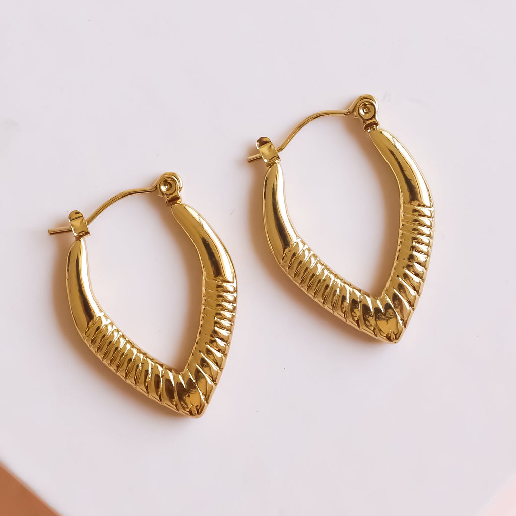 Cella Golden Hoops
