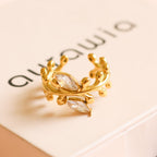 Leaf Catherine Ring | Adjustable