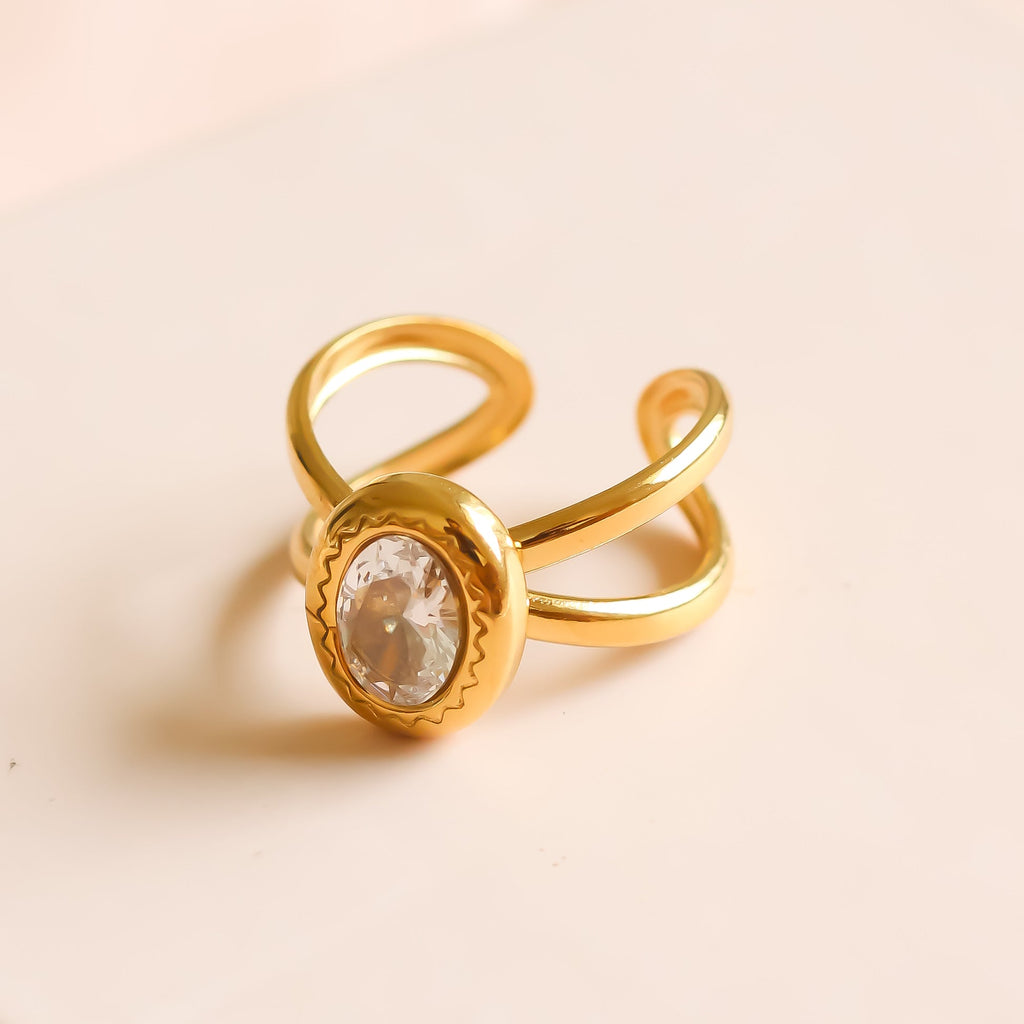 Gold Sia Ring | Adjustable
