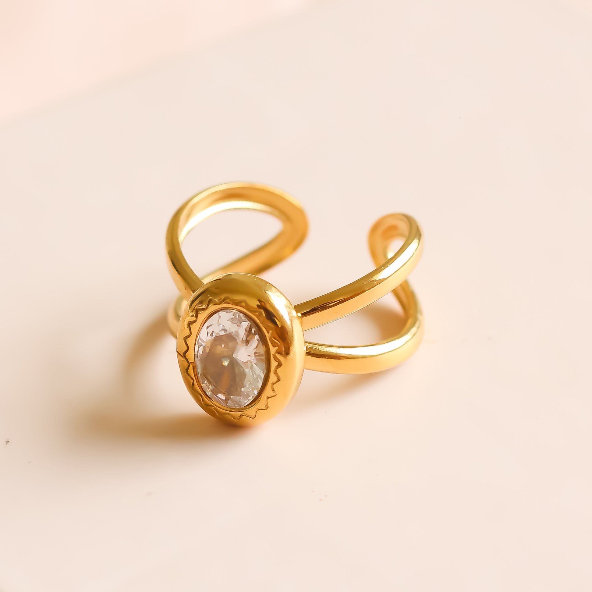 Gold Sia Ring | Adjustable