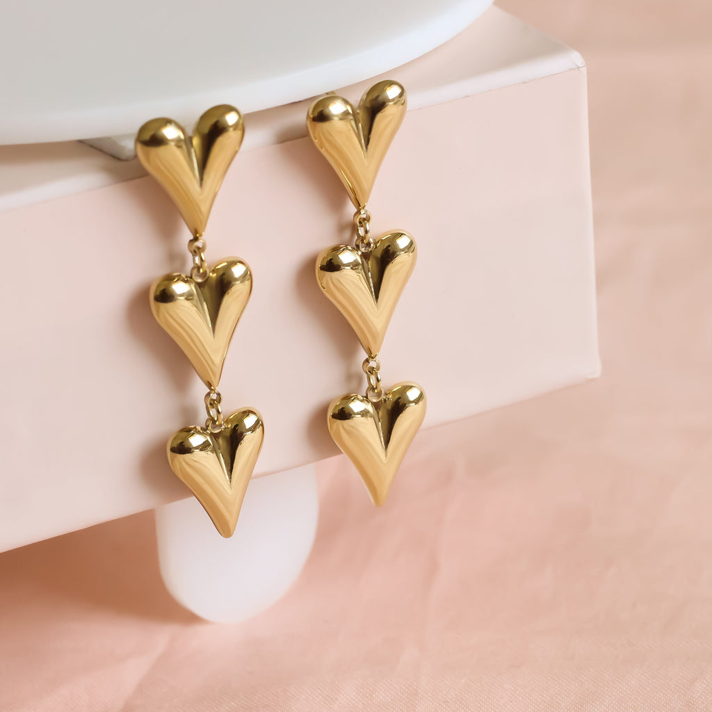 Gold Kloe Earrings 18k gold plated