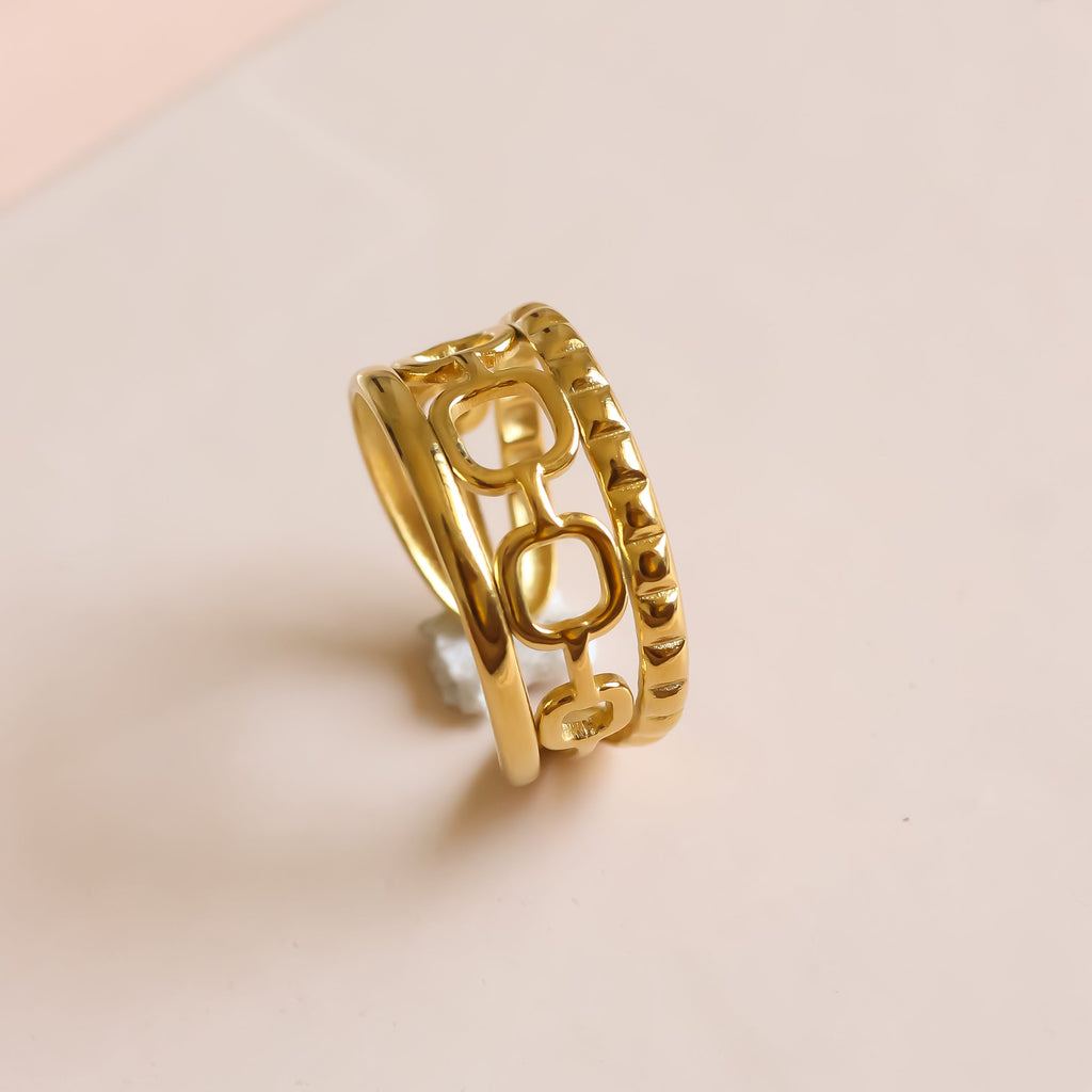 Link Band Ring | Adjustable