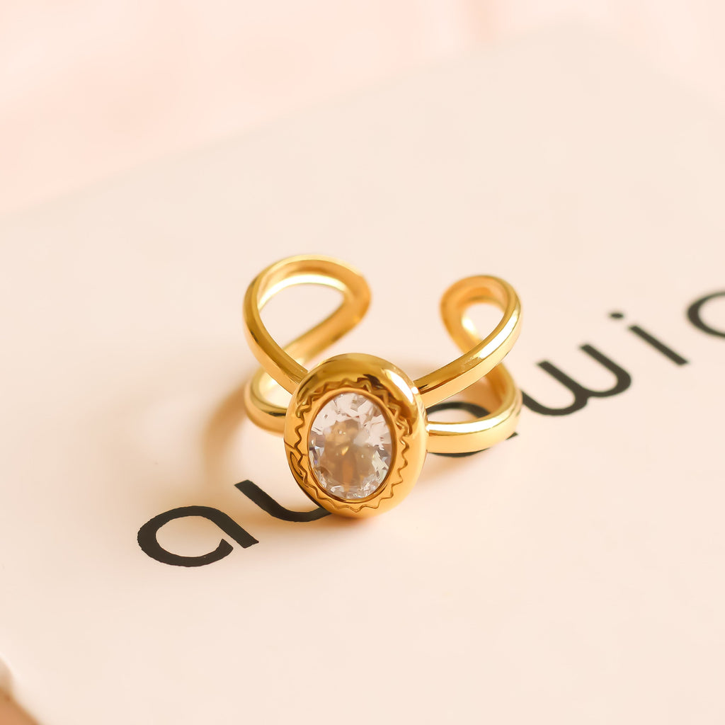 Gold Sia Ring | Adjustable