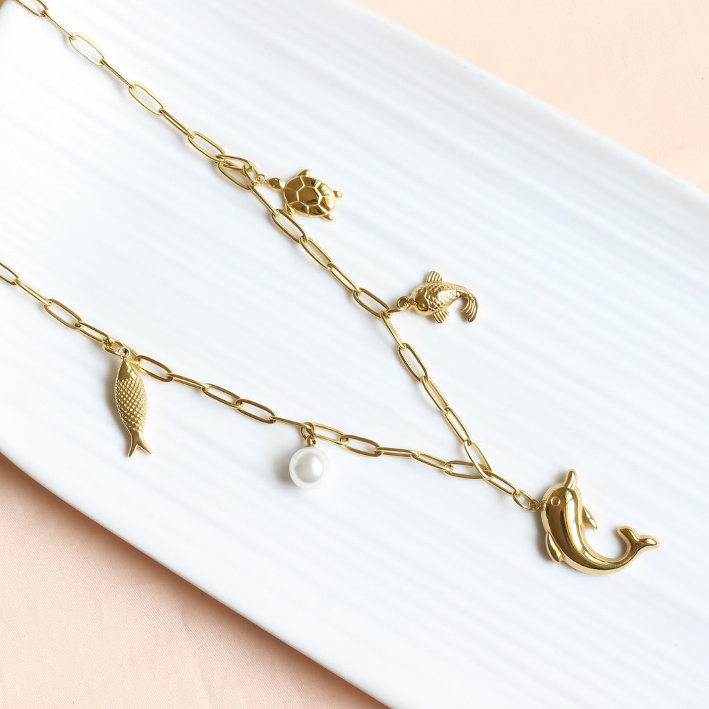 Klisa Multi-Charm Necklace