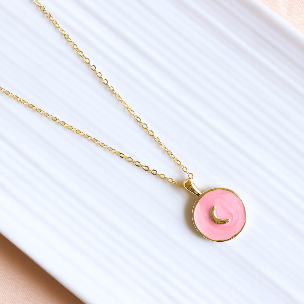 Pink Moon Necklace