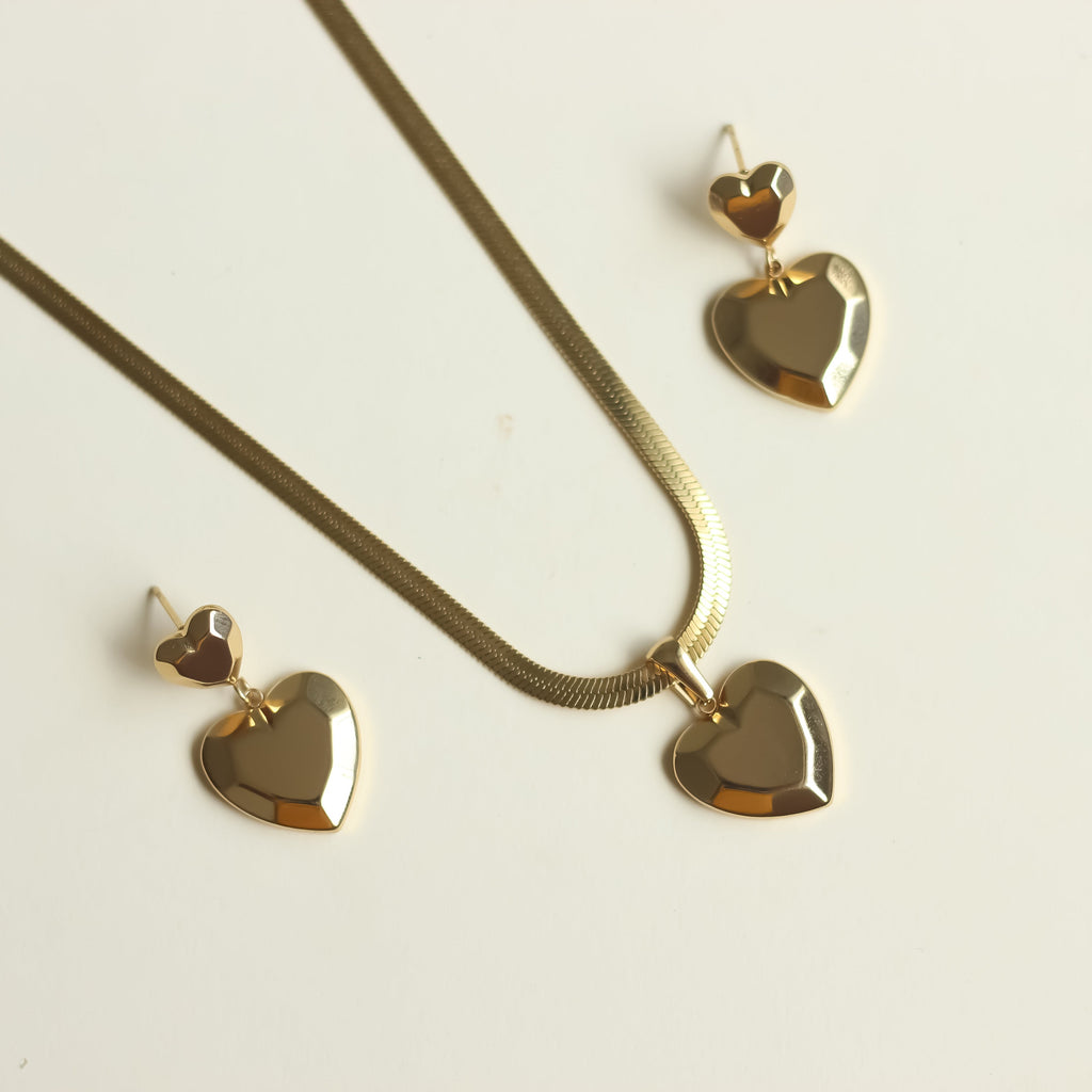 Heart Necklace Set | Set Of 2