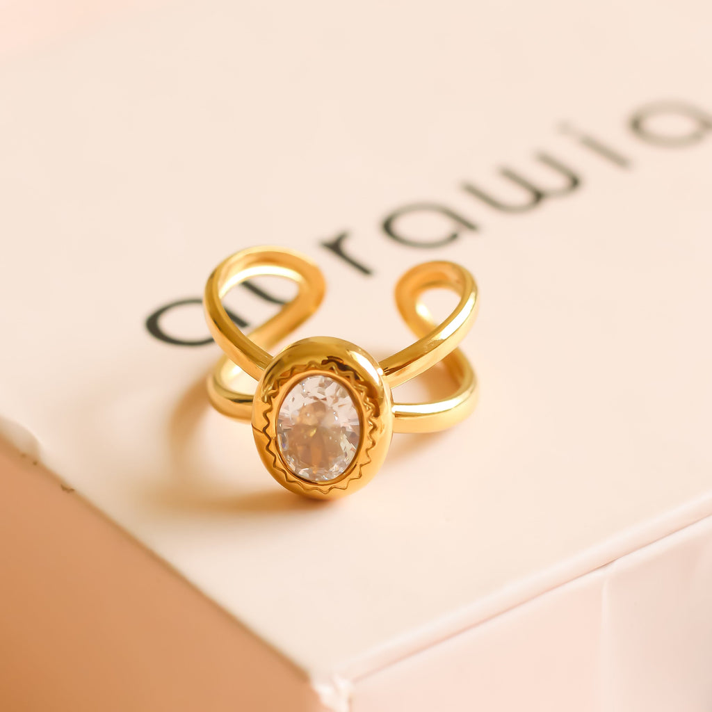 Gold Sia Ring | Adjustable