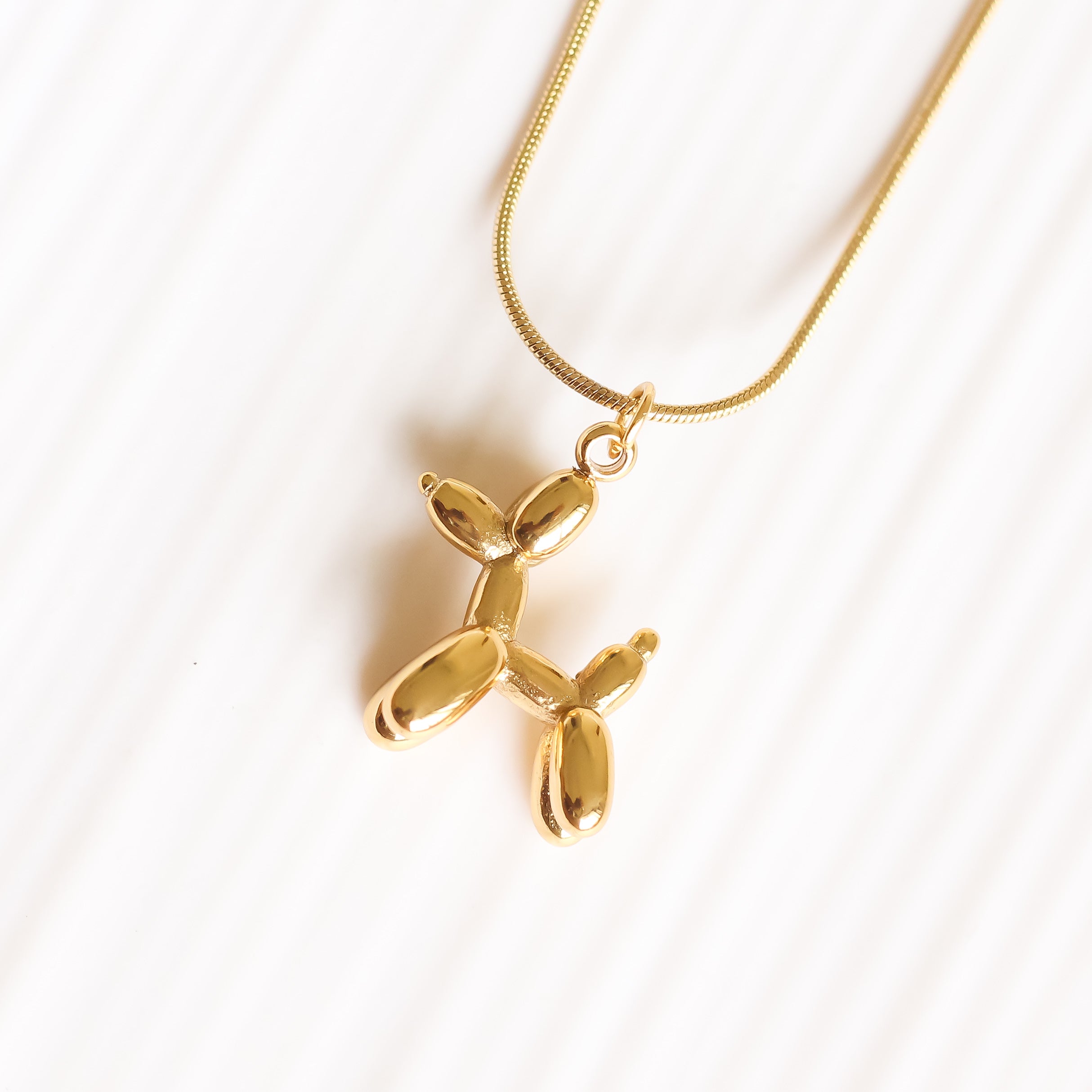 Balloon Dog Pendant Necklace