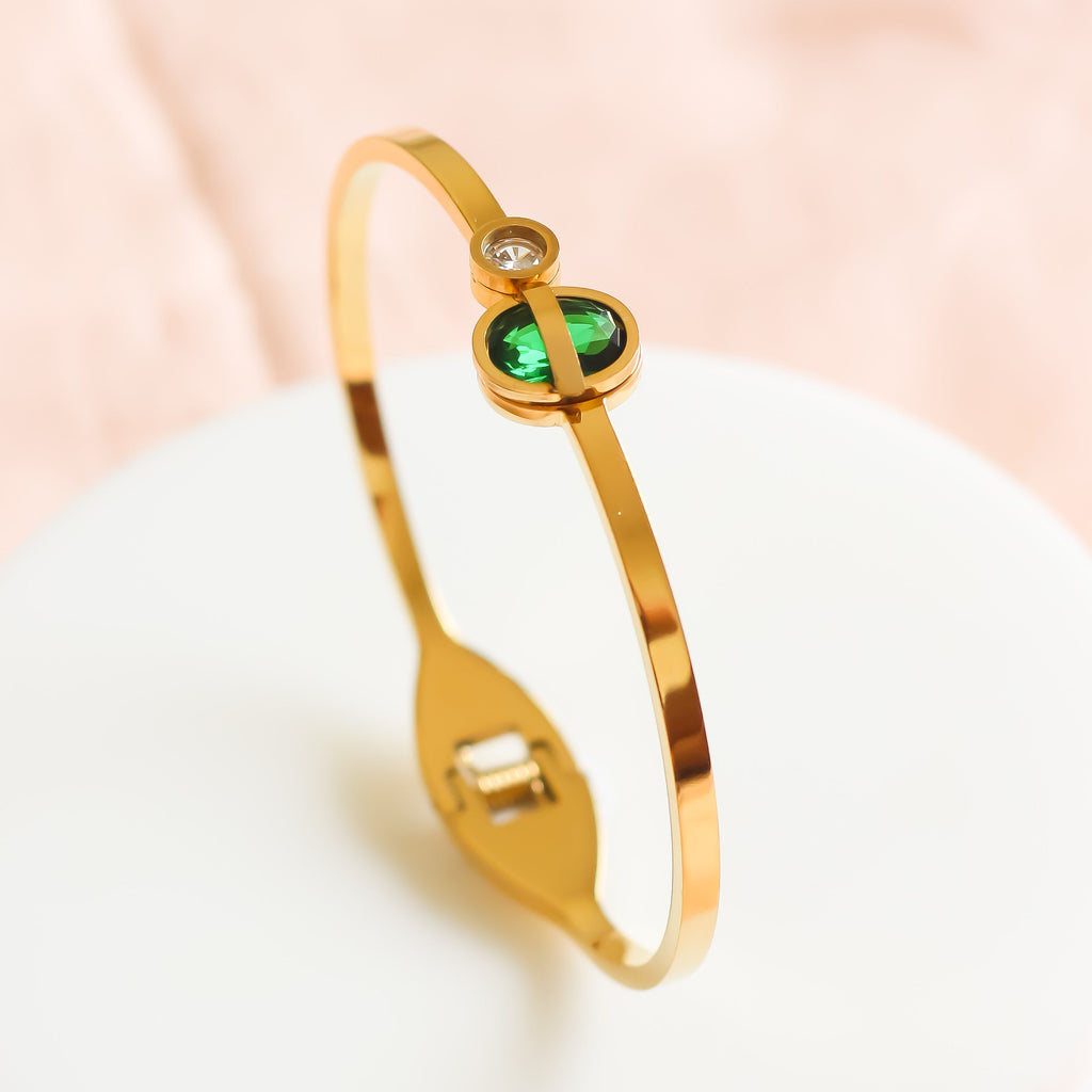 Emerald Sleek Bracelet