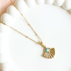 Gold Shell Necklace