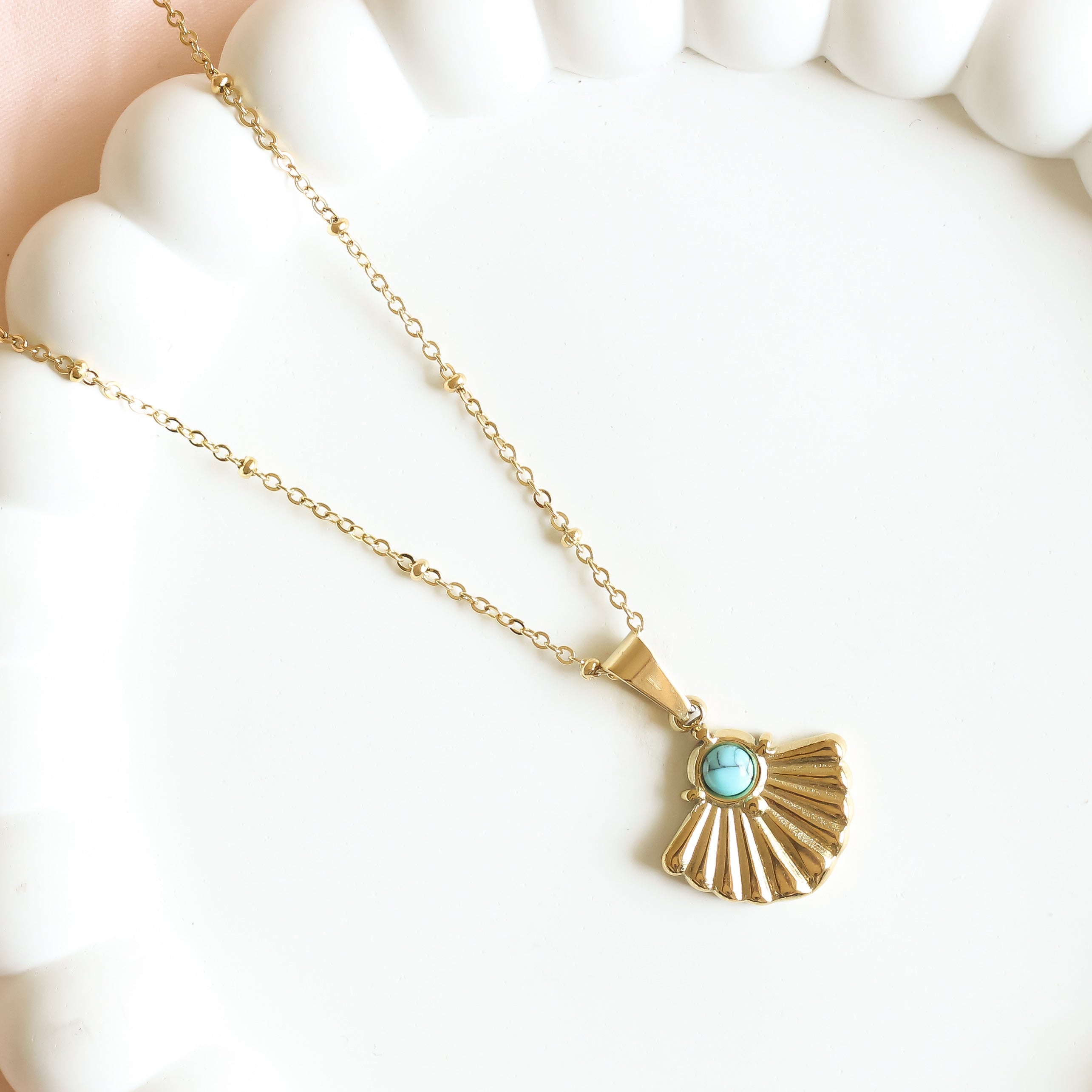 Gold Shell Necklace