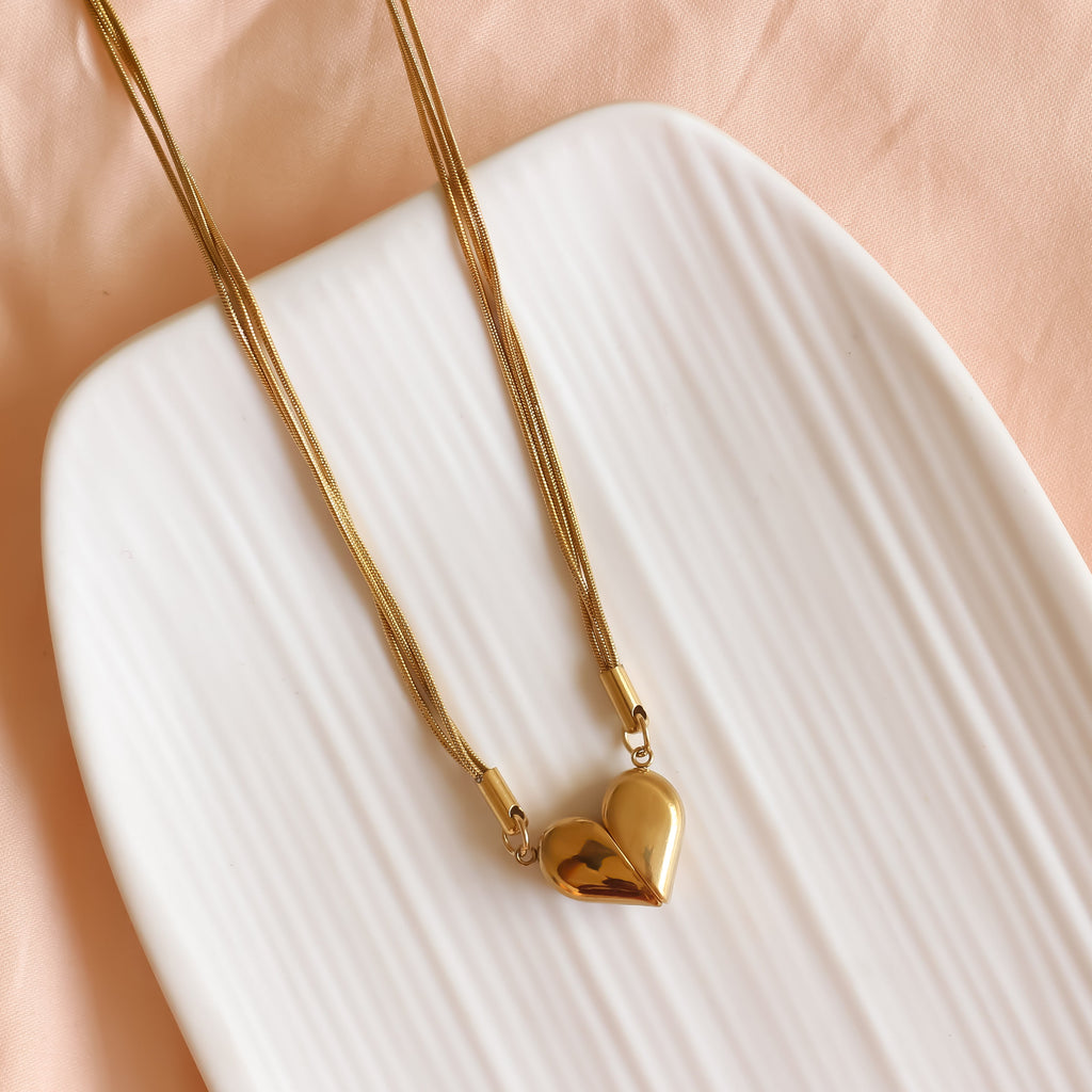 Two-Way Convertible Heart Necklace