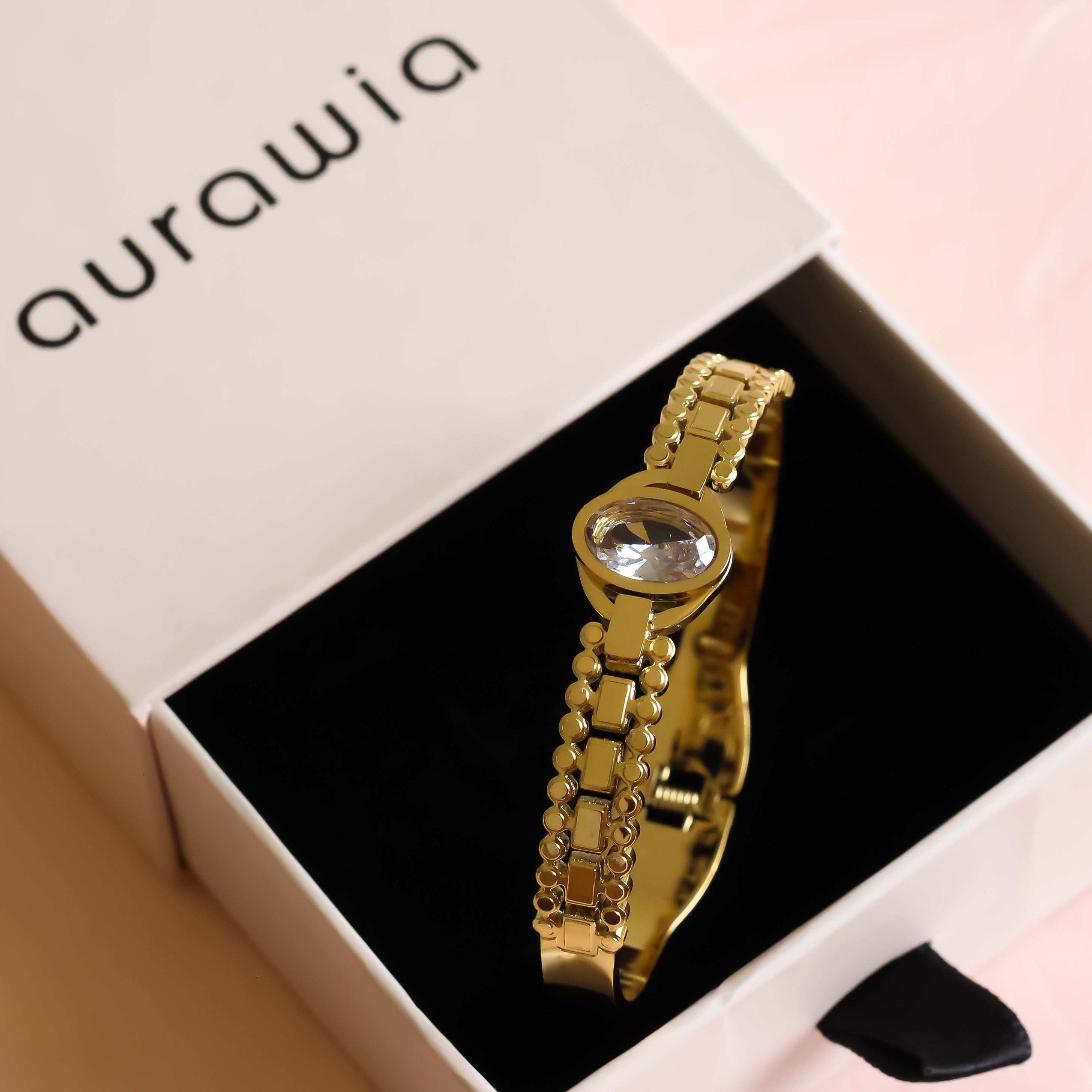 White Stone Glynn Bracelet