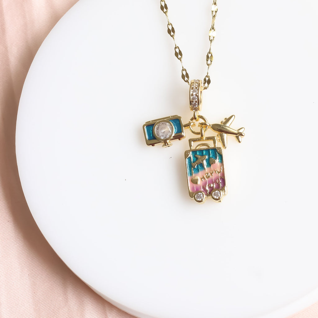 18K Gold Plated | Wanderlust Trio Necklace