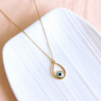 Classic Evil Eye Drop Necklace