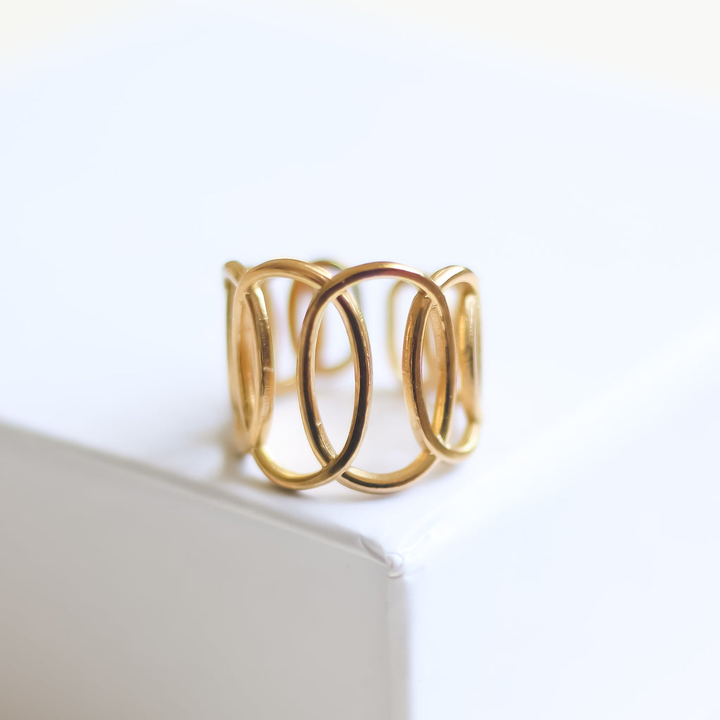Glam Sia Ring |Adjustable Ring