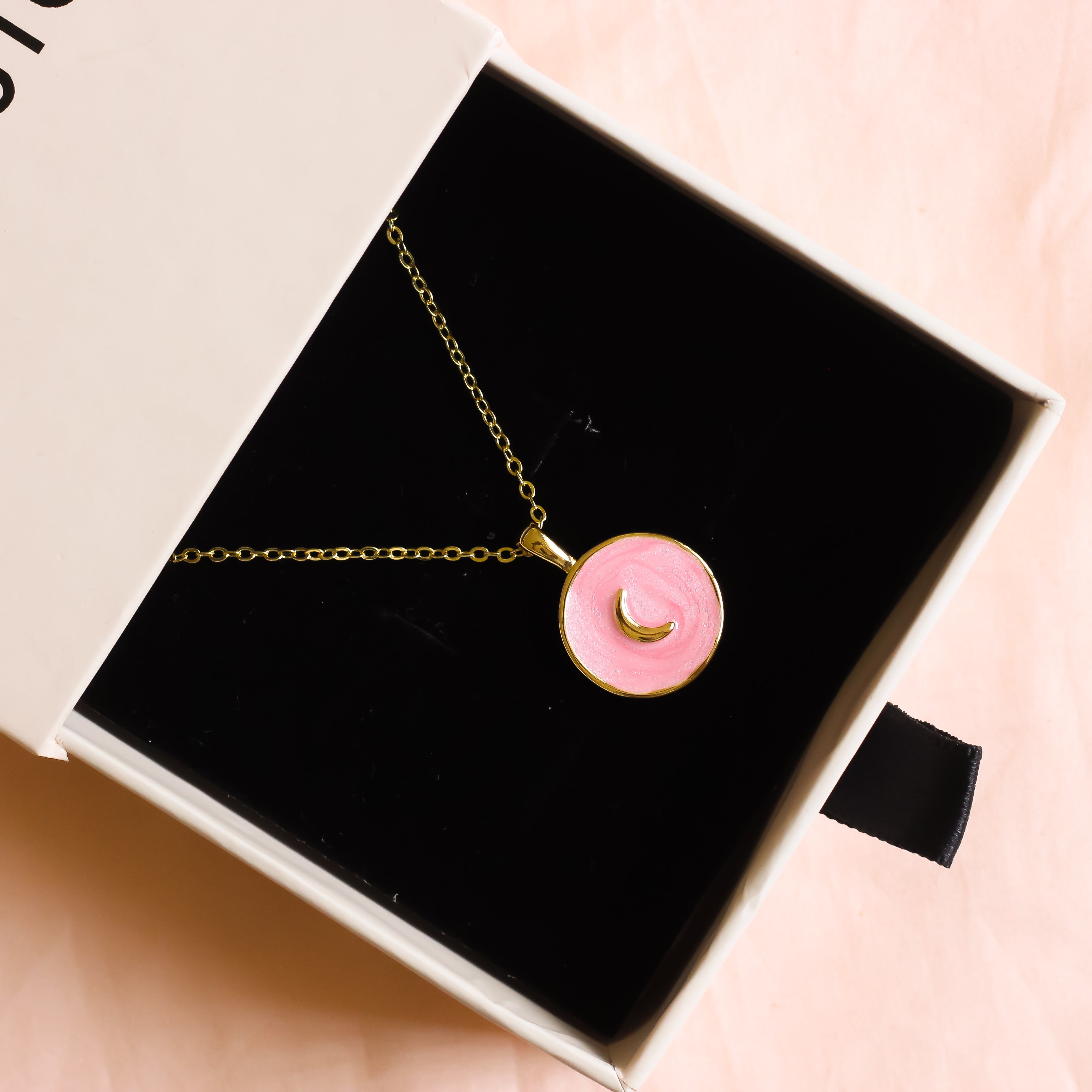 Pink Moon Necklace