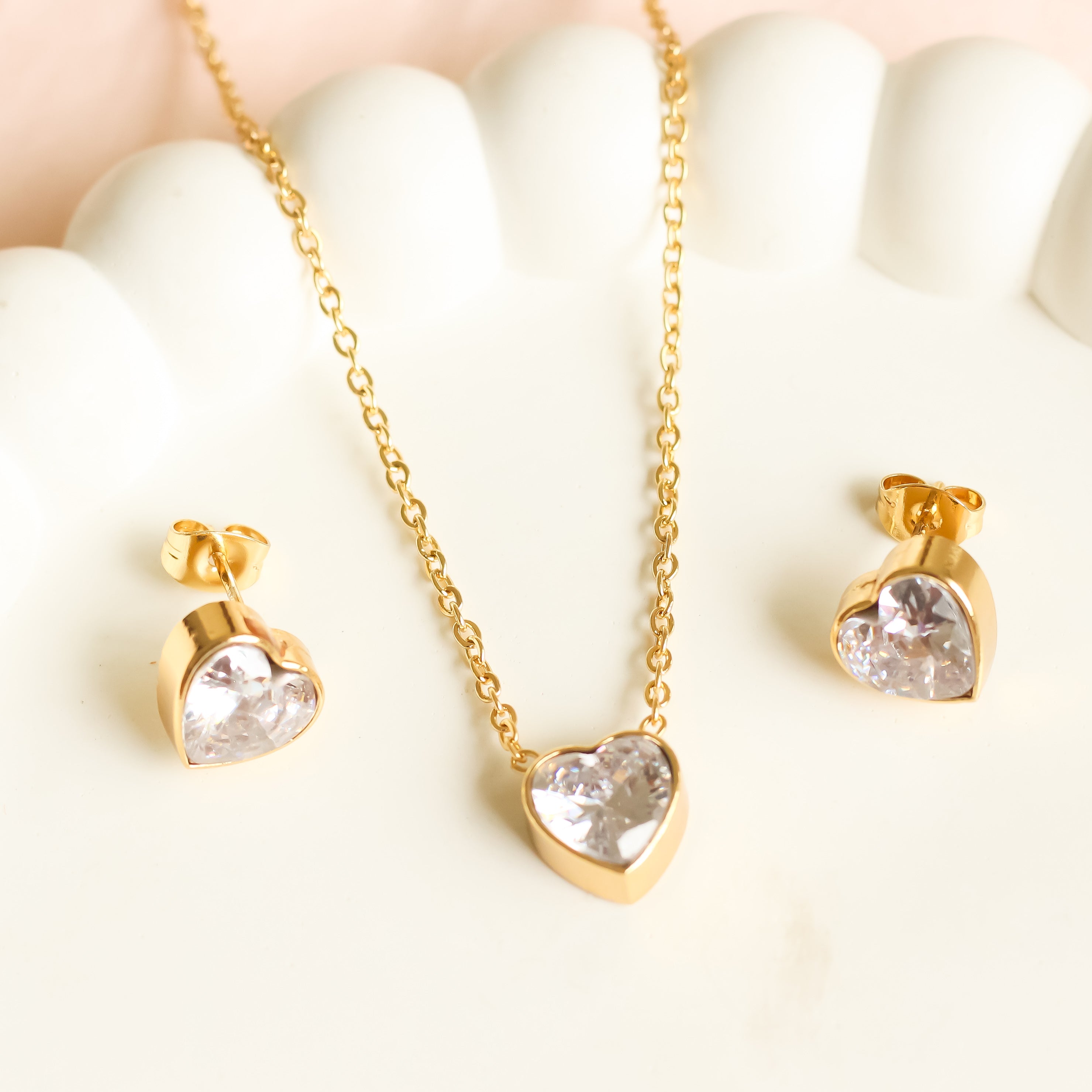 White Heart Set | Set Of 2