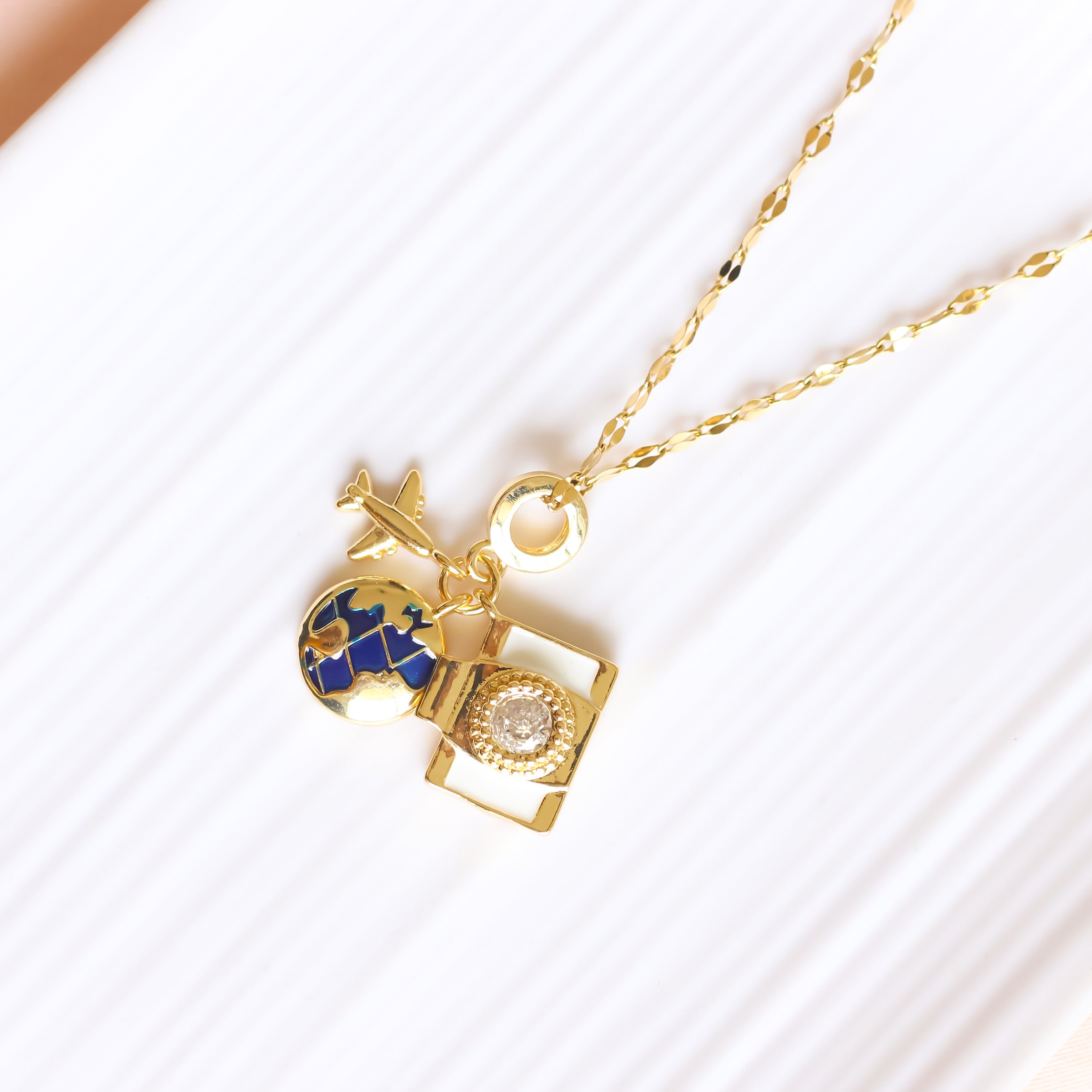 Travel Inspired Necklace