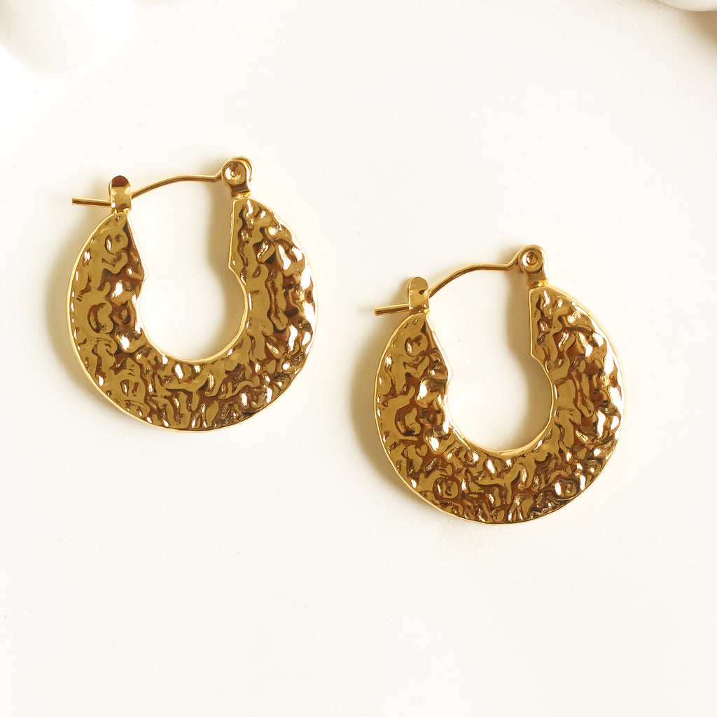 Pattern Hoop Earrings