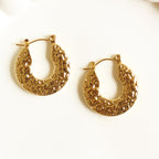 Pattern Hoop Earrings