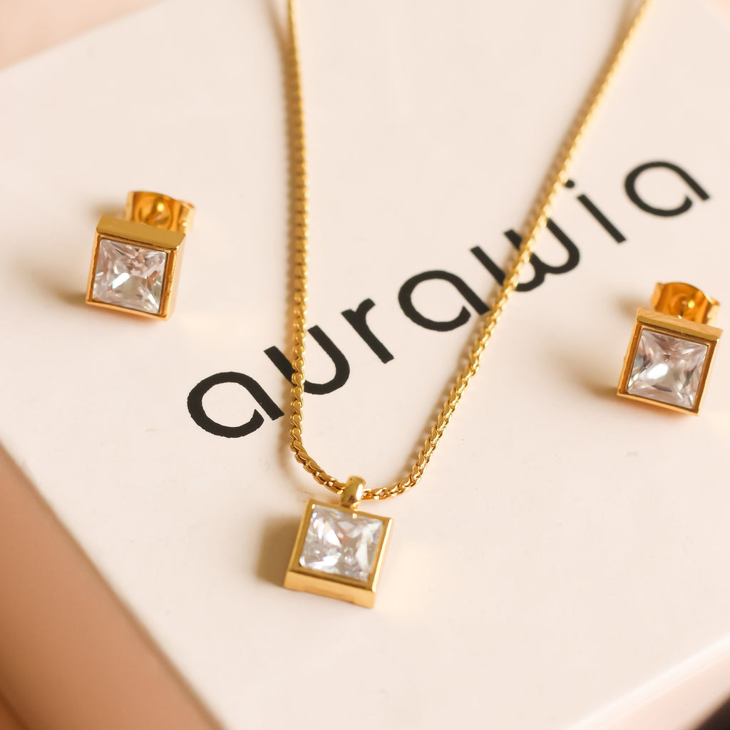 White Stone Set | Set Of 2