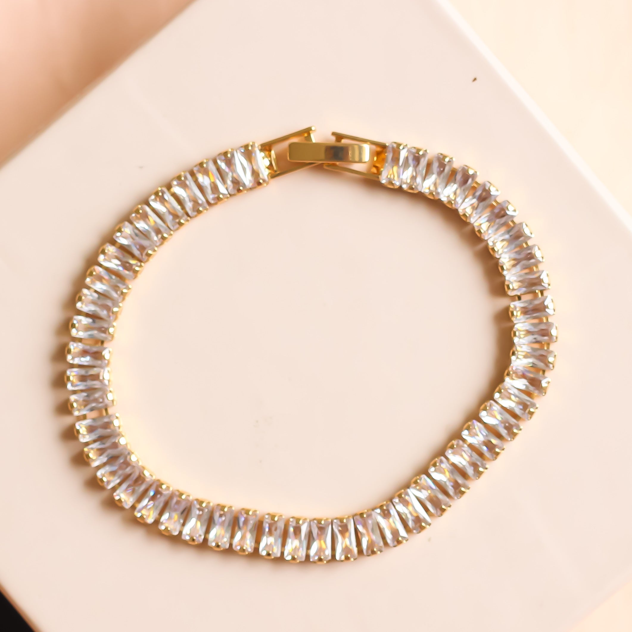 Tennis Bracelet | White