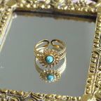 Sun Turquoise Ring | Adjustable Ring