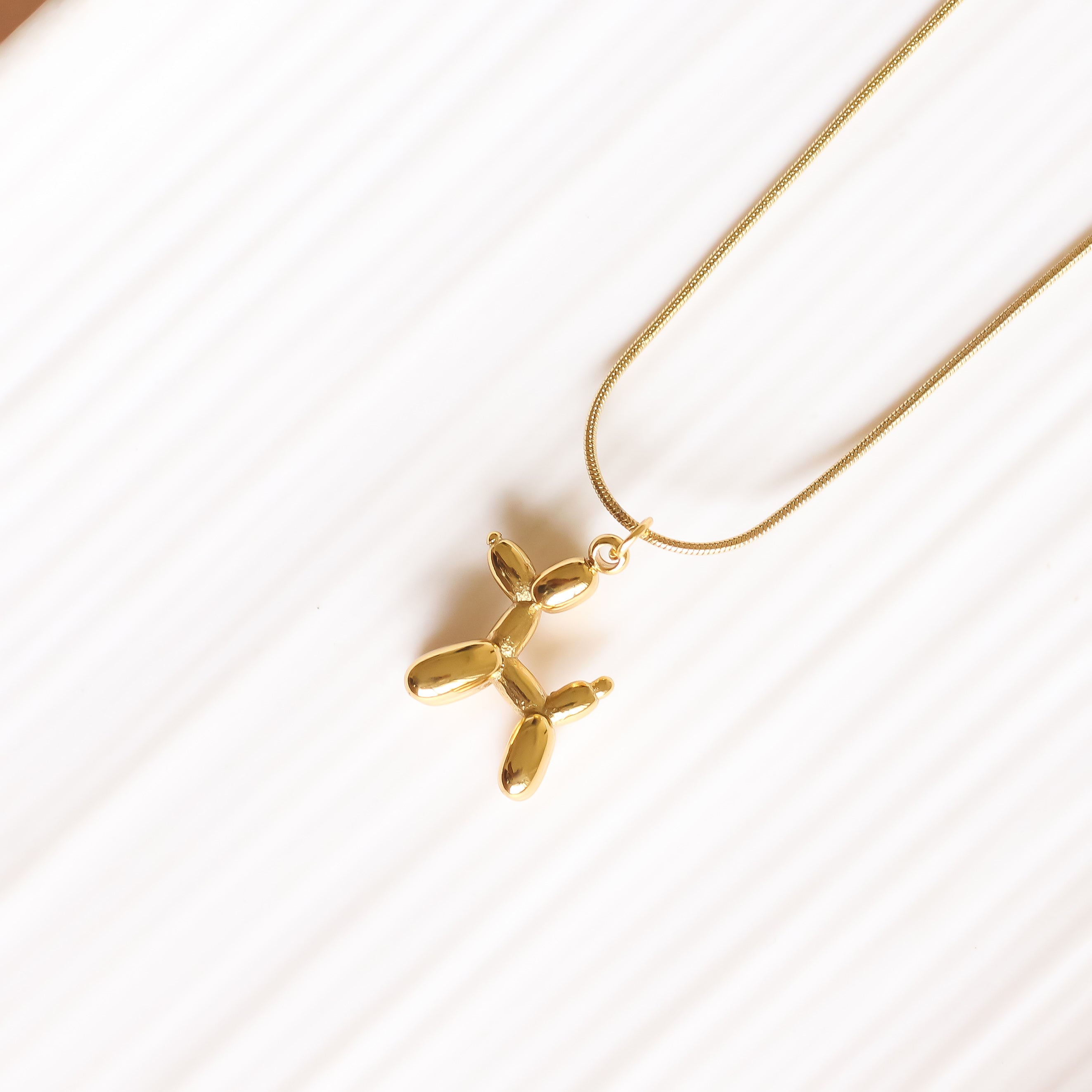 Balloon Dog Pendant Necklace