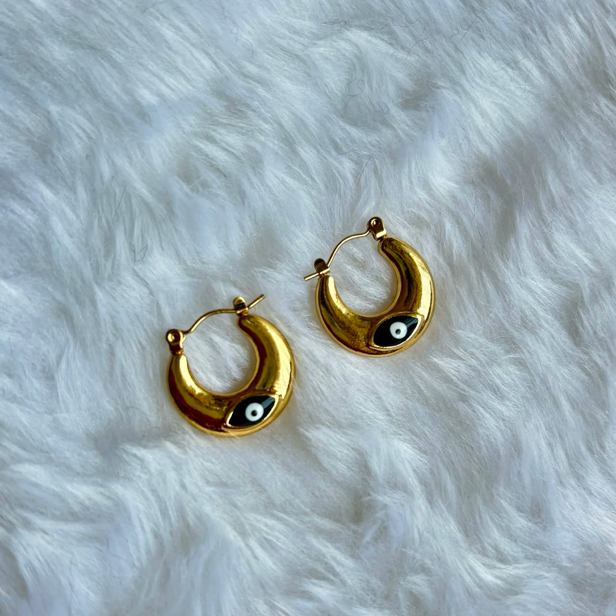 Dangle Eye Hoops