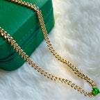 Green Gem Pendant Necklace