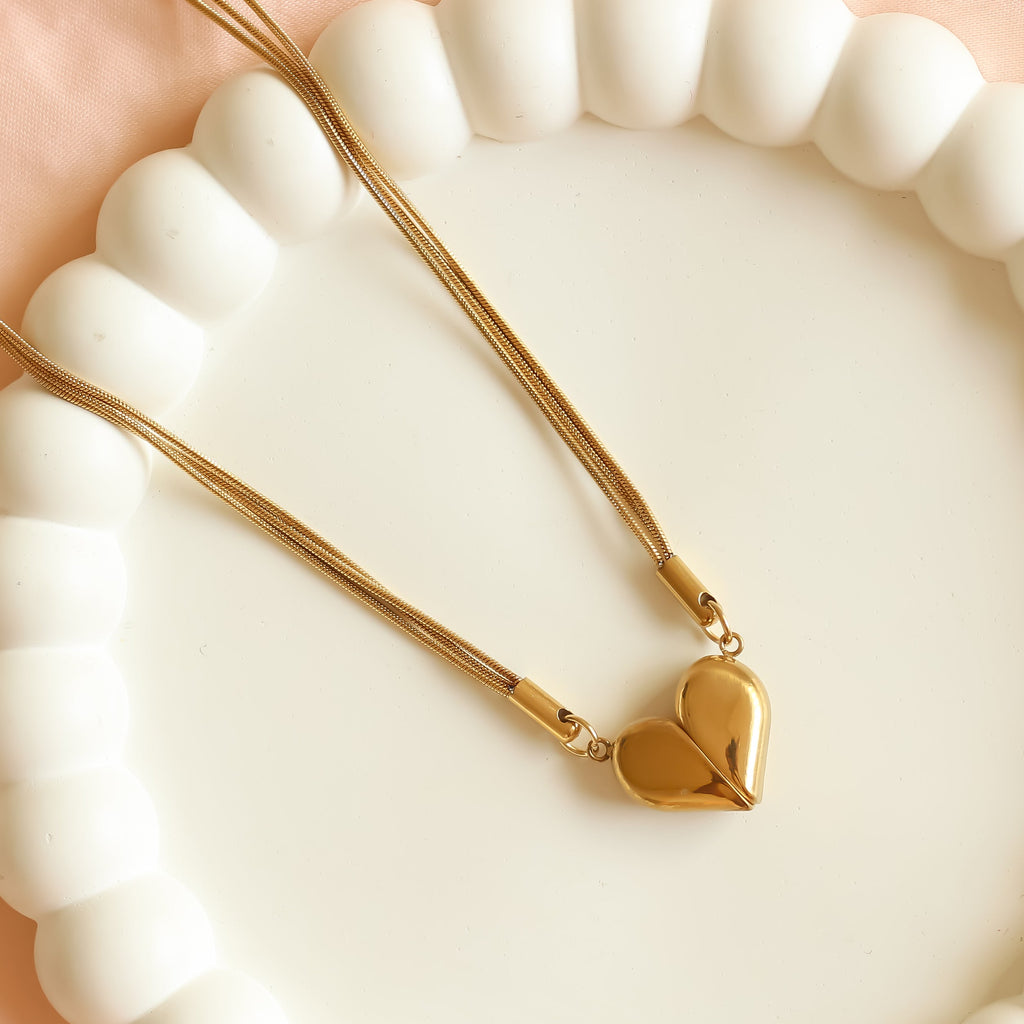 Two-Way Convertible Heart Necklace