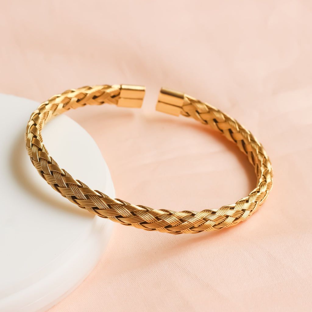 Cuff Braided Bangle | Adjustable