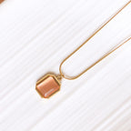 Peach Necklace