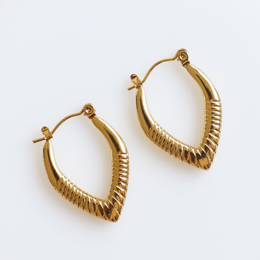 Cella Golden Hoops