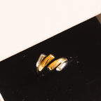 Monet Ring | Silver & Gold | Adjustable