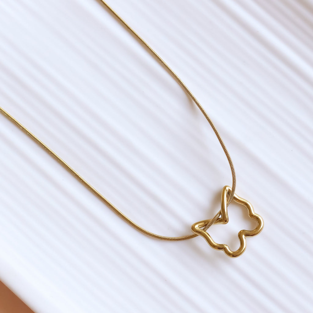 Gold Butterfly Necklace
