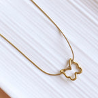 Gold Butterfly Necklace
